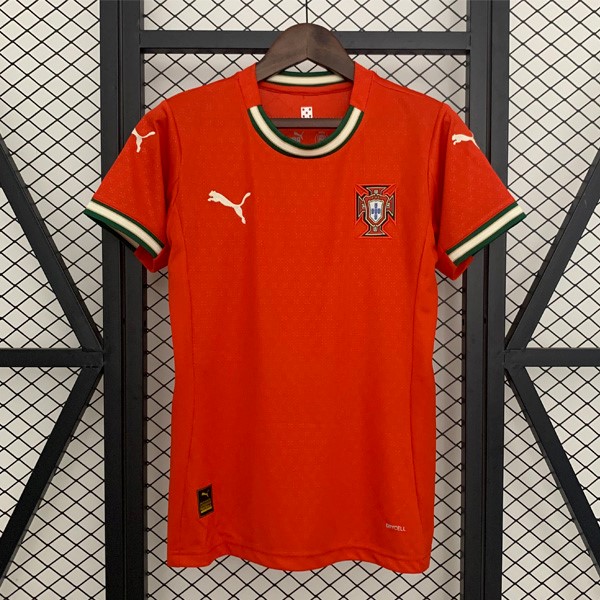 Camiseta Portugal 1ª Mujer 2025